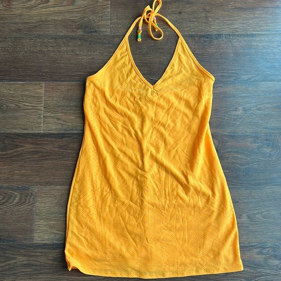 Wild Fable Neon Orange Dress | Y2K Dress | Wild Fable Orange Dress | Neon - Picture 1 of 7